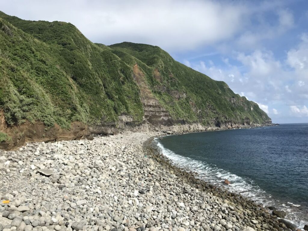 藍ヶ江の海岸線