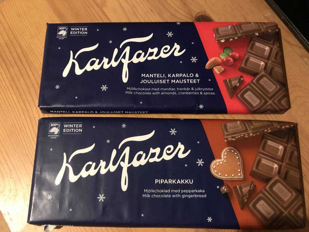 Fazerの板チョコ