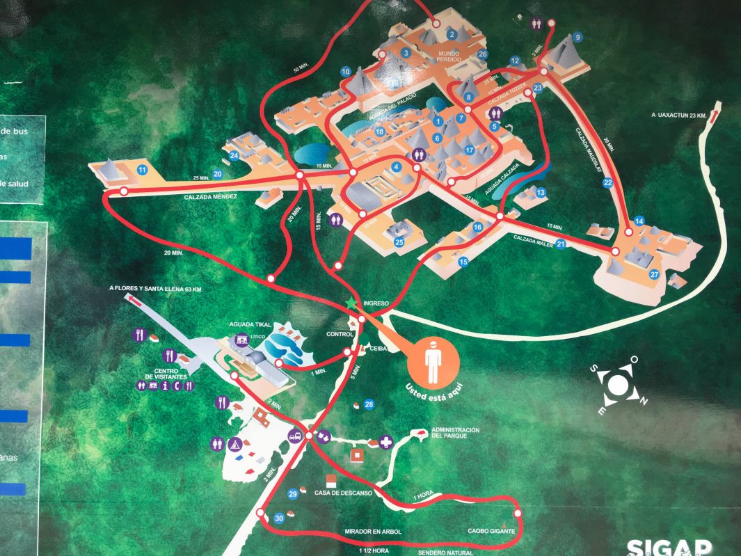 地図を見ながら進む