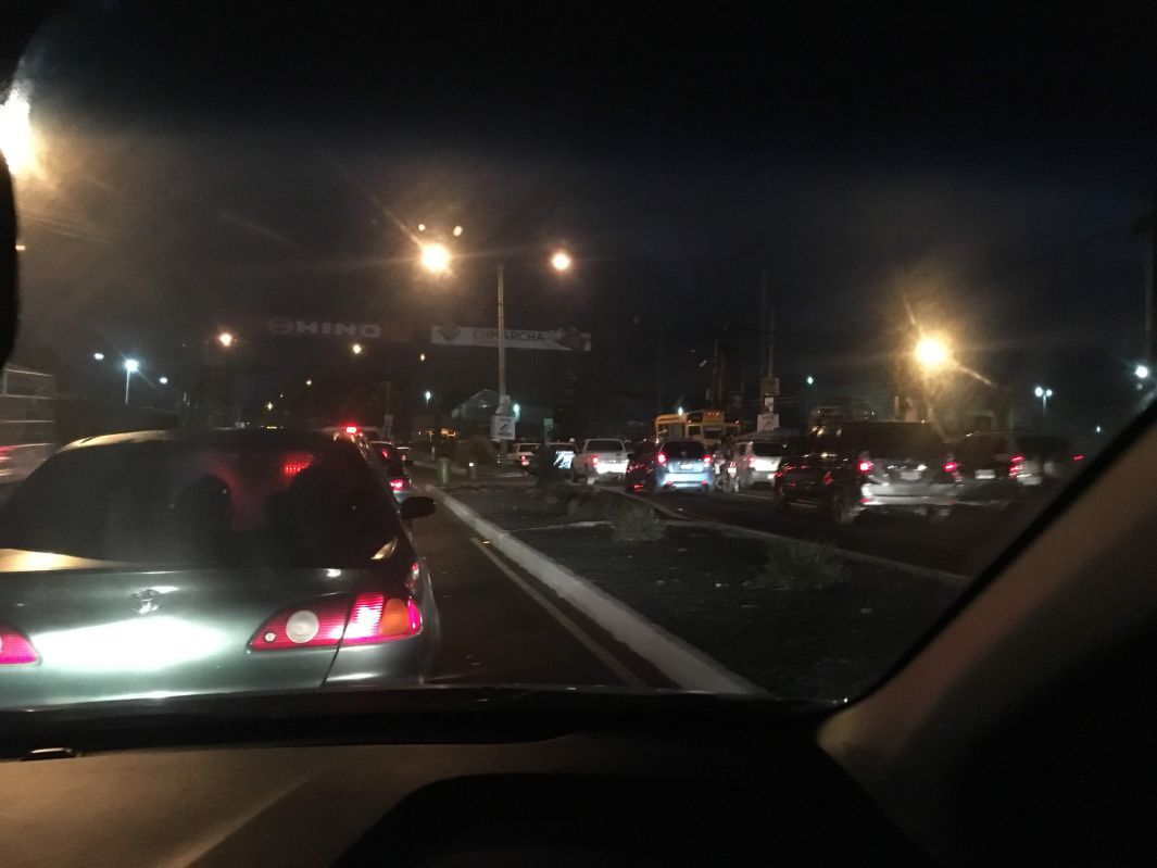 夜の道路