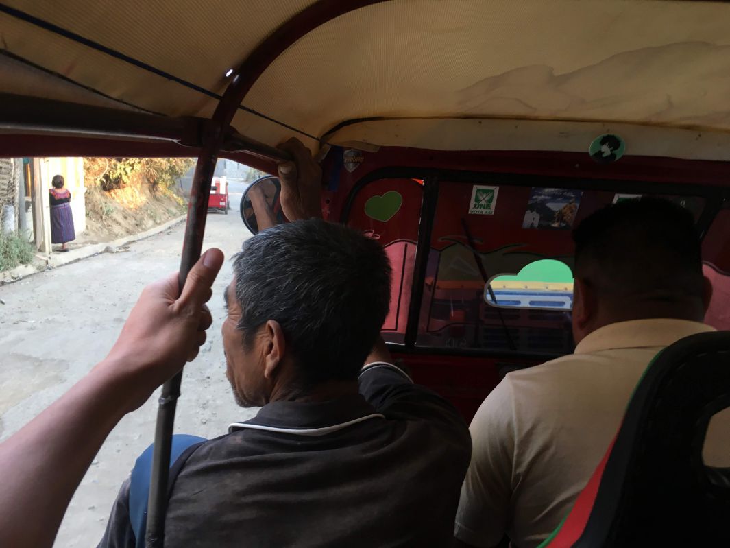 トゥクトゥクからの景色
