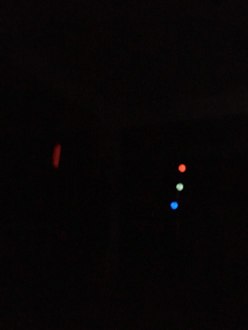 光るジャグリング