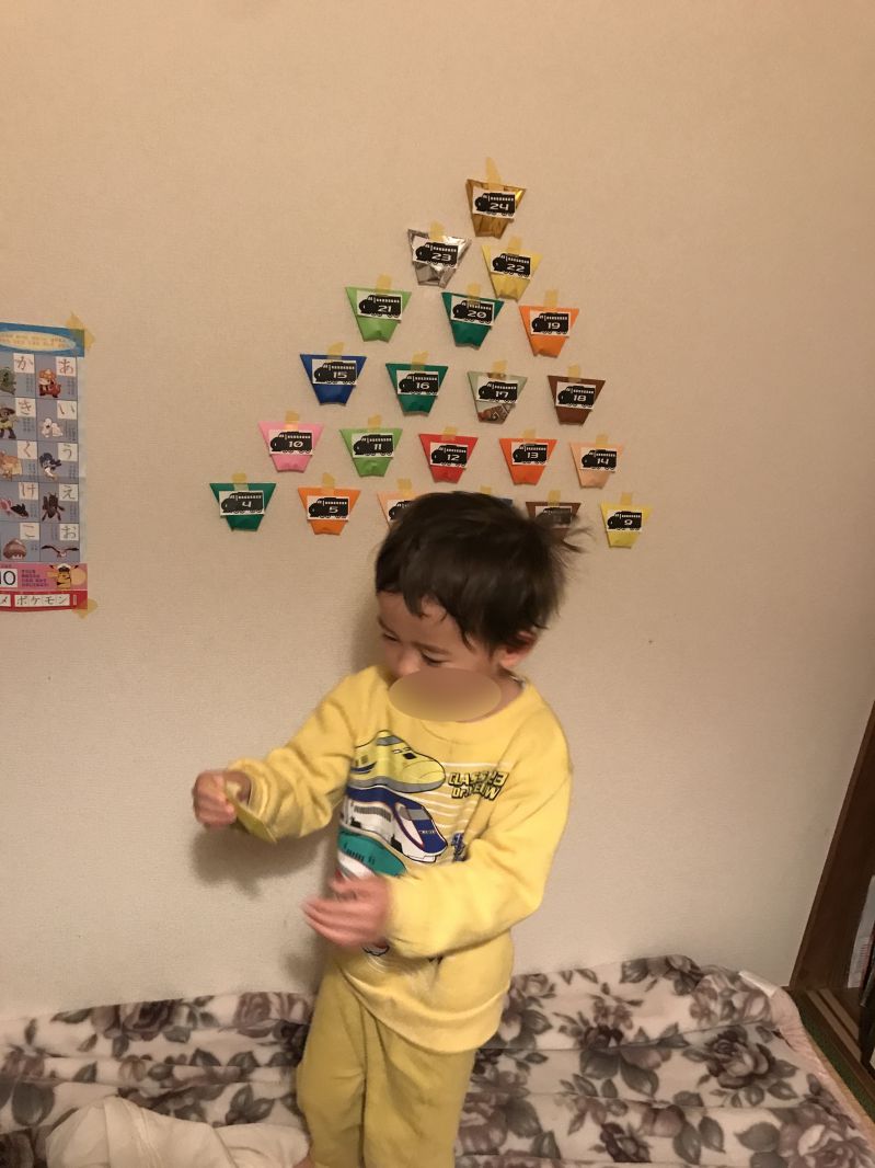 アドベントカレンダーとコニー