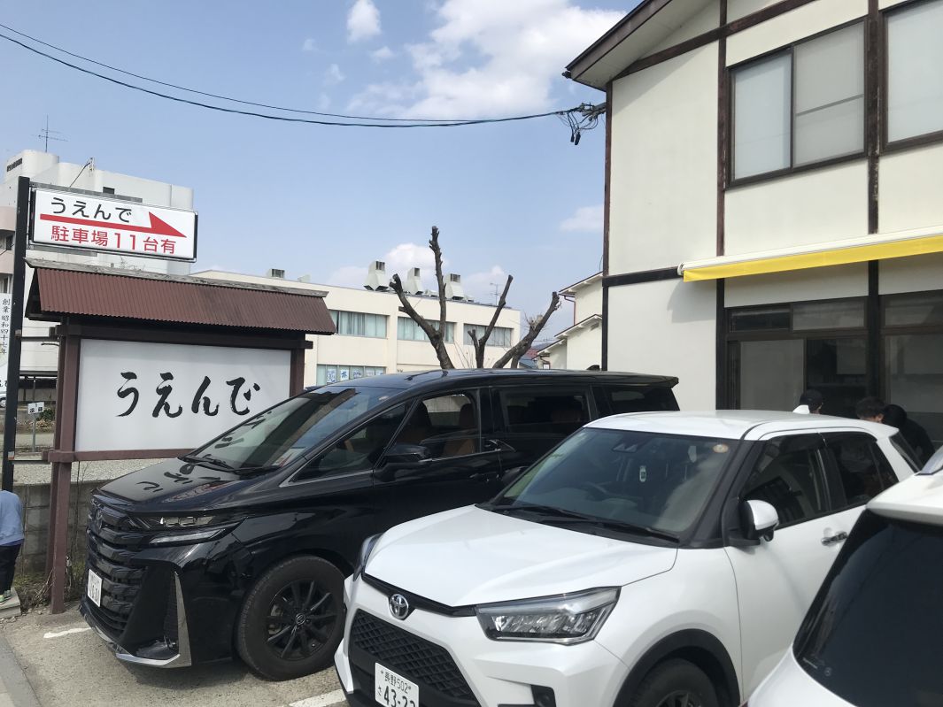 うえんでの駐車場