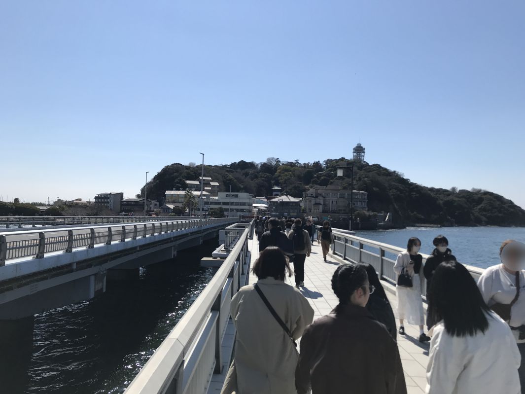江ノ島に続く橋