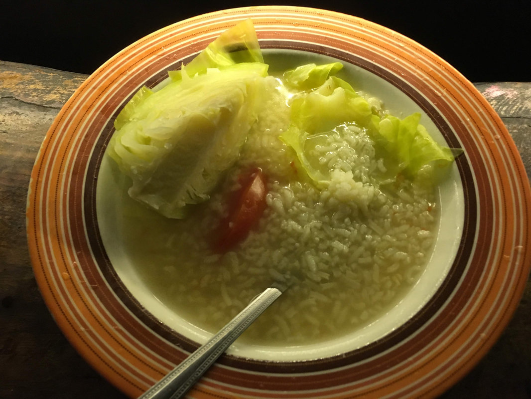 夕飯のリゾット