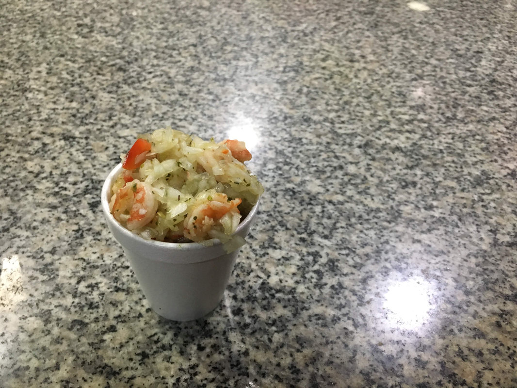 エビのセビッチェ
