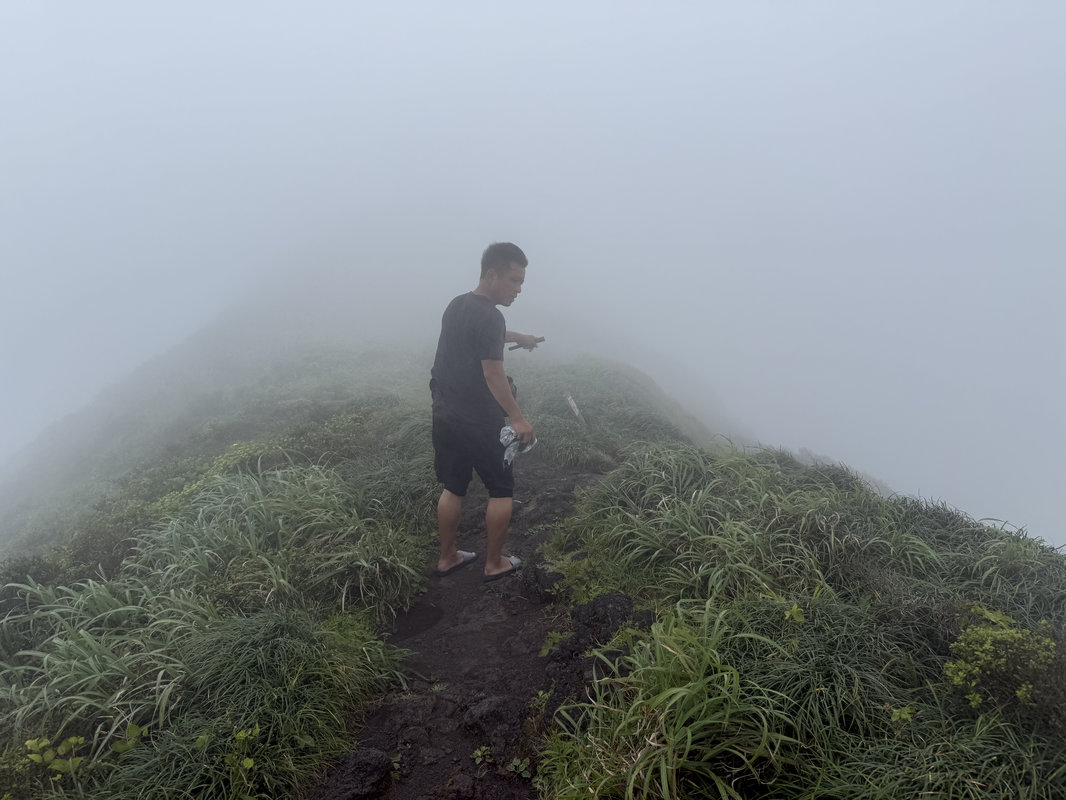 雲の中を歩く