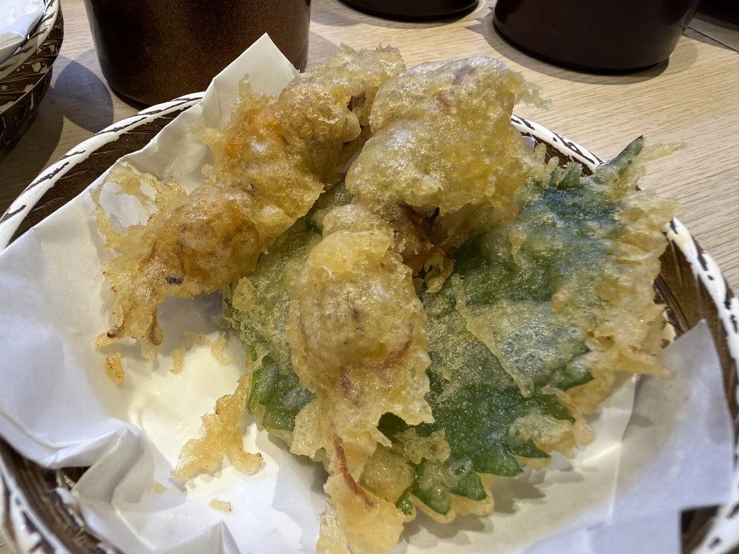 ホタルイカの天ぷら